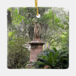 Adorno De Cerámica Savannah Bonaventure Angel Holiday Ornament