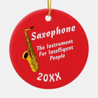Adorno De Cerámica Saxofón Inteligente