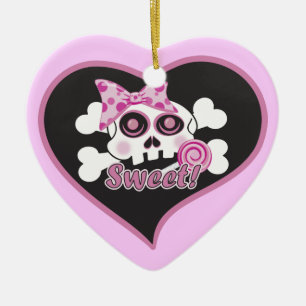 Adorno De Cerámica SCariño Skull