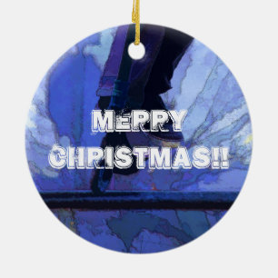 Adorno De Cerámica Scoot Booter - Obra artística de Stunt Scooter