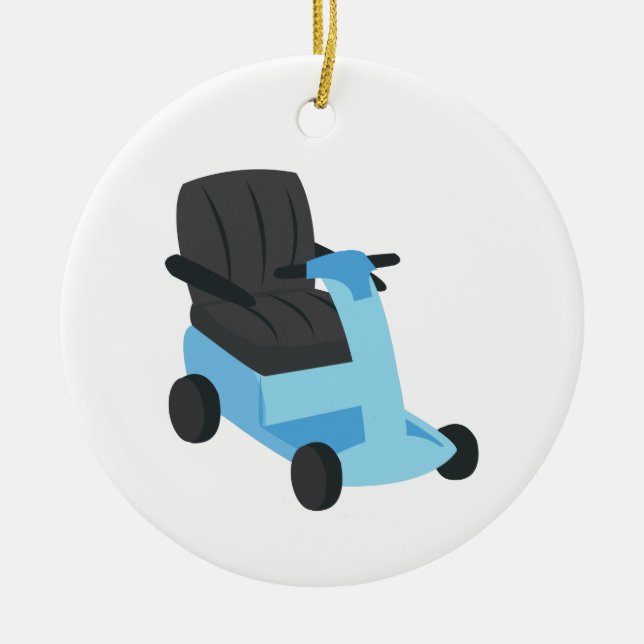 Adorno De Cerámica Scooter (Frente)