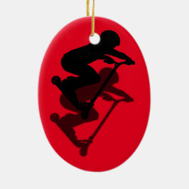 Adorno De Cerámica Scooter Boy - Stunt Scooter 5