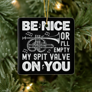 Adorno De Cerámica Sé bueno o voy a vaciar mis amantes de la cuerda d