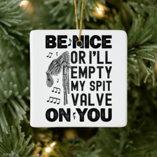 Adorno De Cerámica Sé bueno, voy a vaciar el humor de la válvula de e