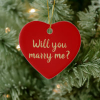 ¿Se casará conmigo con Navidades de personalizados