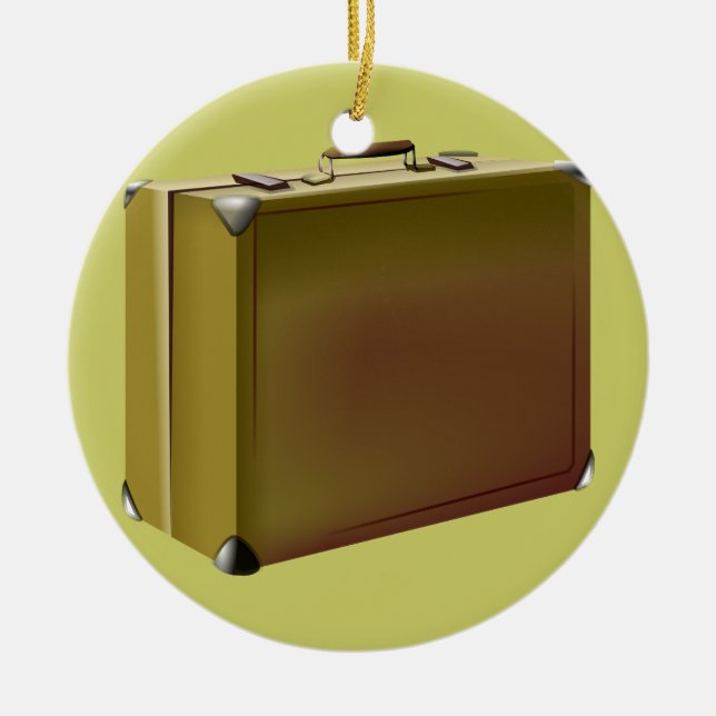 Adorno De Cerámica ¡Se embala mi maleta! (Frente)