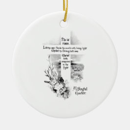 Adorno De Cerámica Se Levanta La Vieja Pascua Cristiana