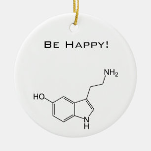 Adorno De Cerámica ¡Sea feliz! Serotonina