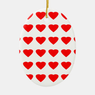 Adorno De Cerámica Sea mi jGibney de los corazones 36Red Transp de la