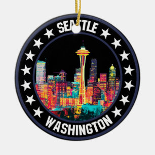 Adorno De Cerámica Seattle