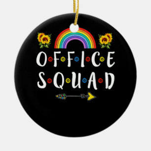 Adorno De Cerámica Secretario administrativo de Office Squad School