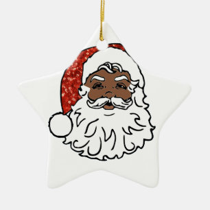Adorno De Cerámica secuela el negro santa claus