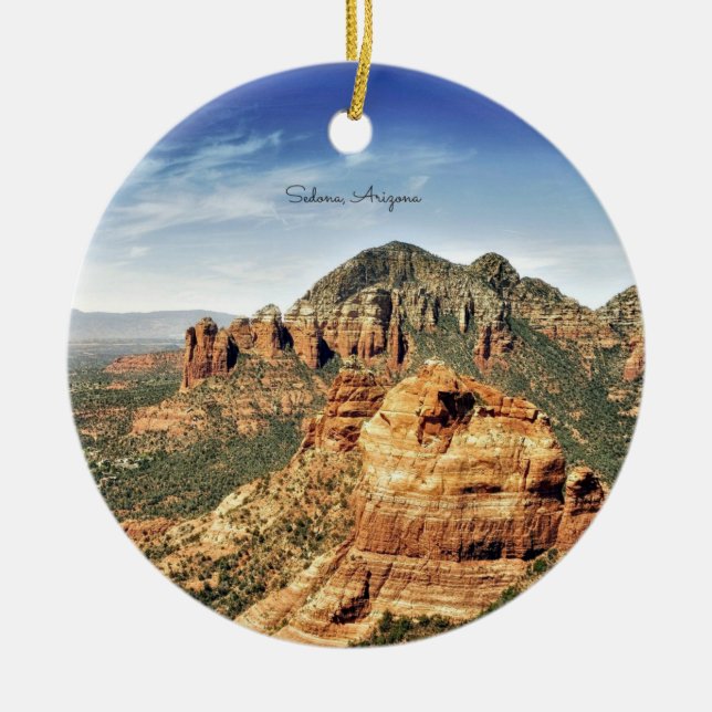 Adorno De Cerámica Sedona, Arizona (Frente)
