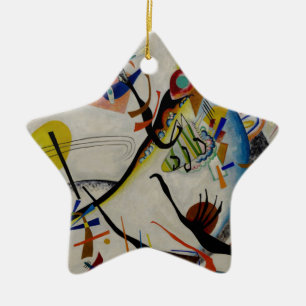 Adorno De Cerámica Segmento azul de Kandinsky