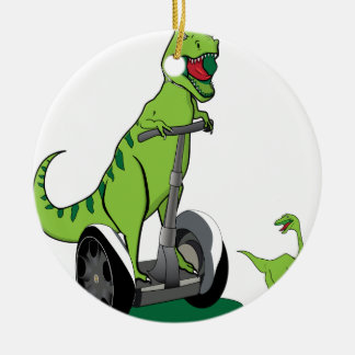 Adorno De Cerámica Segwayasaurus