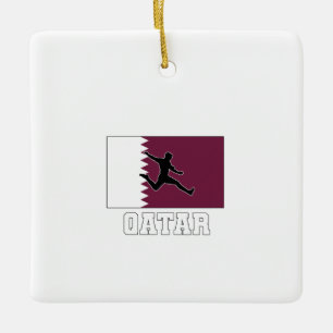 Adorno De Cerámica Selección De Fútbol De Qatar