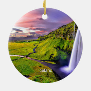 Adorno De Cerámica Seljalandfoss (Islandia)