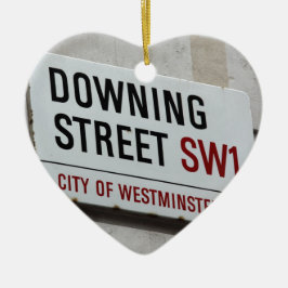 Adorno De Cerámica señal de Downing Street