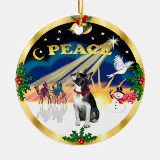 Adorno De Cerámica Señales de Navidad - Boston Terrier #3