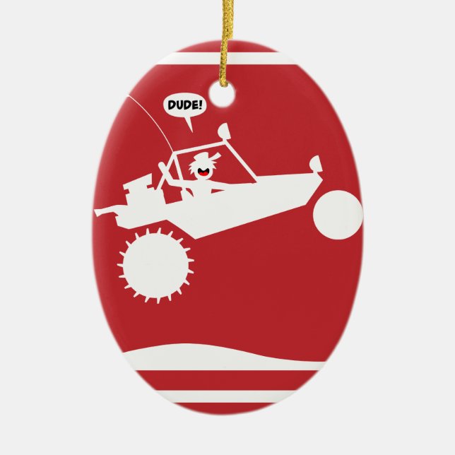 Adorno De Cerámica Señales de peligro del AIRE del CARRIL de la ARENA (Frente)