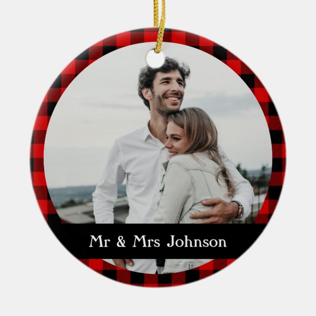 Adorno De Cerámica Sencilla foto de color rojo negro rojo negro en fo (Frente)