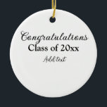 Adorno De Cerámica Sencillas felicitaciones por graduación mínima aña<br><div class="desc">Diseño</div>