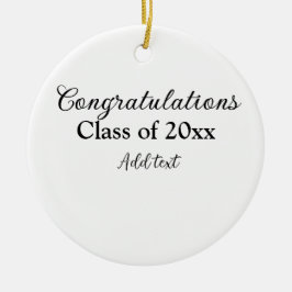 Adorno De Cerámica Sencillas felicitaciones por graduación mínima aña