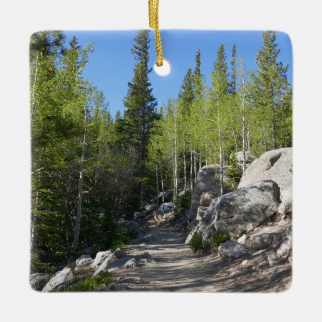 Adorno De Cerámica Sendero a Alberta Falls (Anverso)