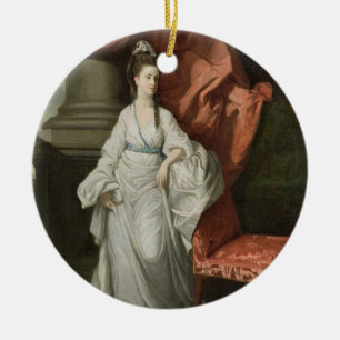 Adorno De Cerámica Señora Grant, esposa de sir James Grant, BT.,