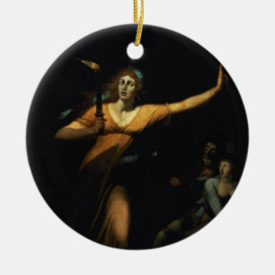 Adorno De Cerámica Señora Macbeth Sleepwalking, 1783 (aceite en lona)