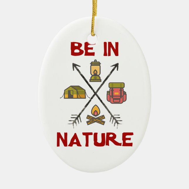 Adorno De Cerámica Ser natural (Frente)