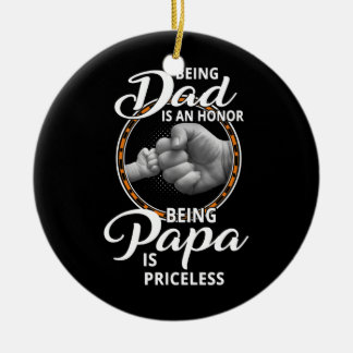 Adorno De Cerámica Ser Papá Es Un Honor Ser Papa No Tiene Precio
