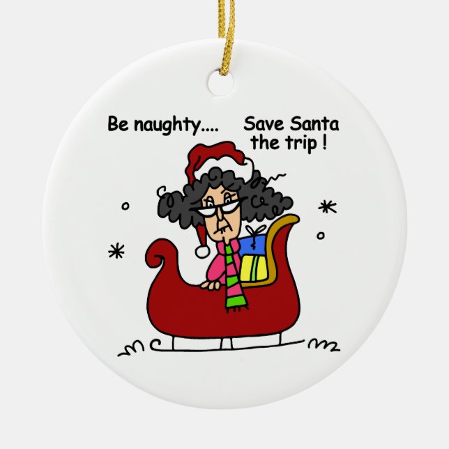 Adorno De Cerámica Ser travieso (Frente)