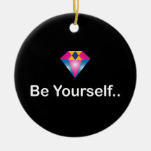 Ser tu propia cita motivacional, diamante colorido