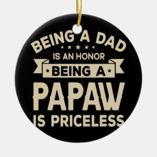 Adorno De Cerámica Ser un DAD es un HONOR Ser PAPAPA