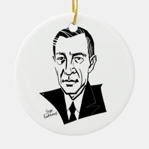 Adorno De Cerámica Sergei Rachmaninoff