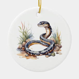 Adorno De Cerámica Serpiente