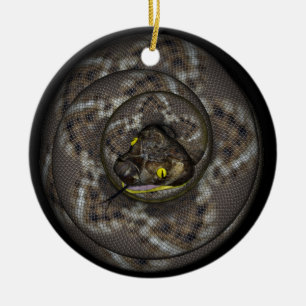 Adorno De Cerámica Serpiente