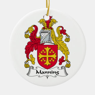 Adorno De Cerámica Servir el escudo de la familia