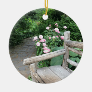 Adorno De Cerámica Shakespeare Garden Rosas Central Park NYC