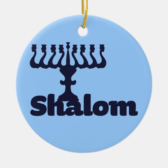 Adorno De Cerámica Shalom (Frente)