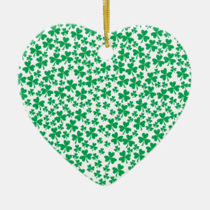 Adorno De Cerámica Shamrock para el Día de San Patricio