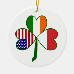 Adorno De Cerámica Shamrock polaco