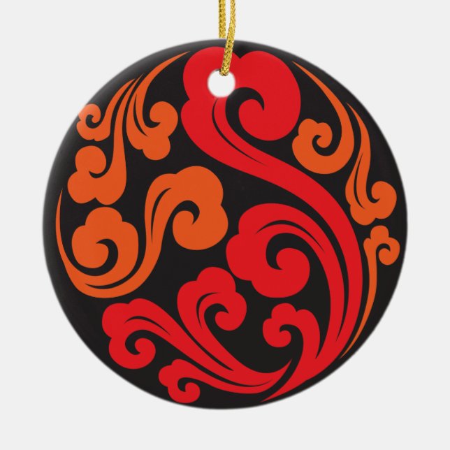 Adorno De Cerámica Shanghai Moon Chinese Bistro & Bar 05 (Frente)