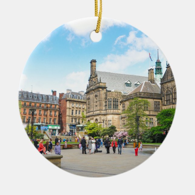 Adorno De Cerámica Sheffield (Frente)