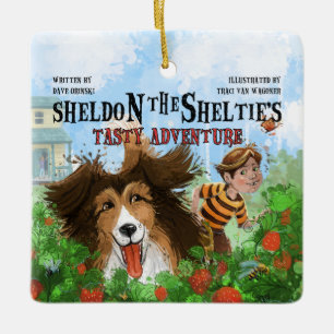 Adorno De Cerámica Sheldon the Sheltie
