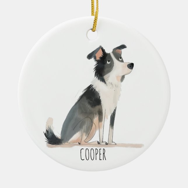 Adorno De Cerámica Shetland (Frente)