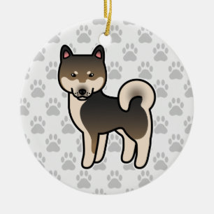 Adorno De Cerámica Shiba Inu Sésamo
