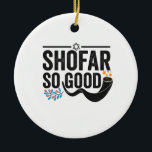Adorno De Cerámica Shofar Tan buen regalo de Navidad judío Hanukkah<br><div class="desc">chanukah,  menorah,  hanukkah,  dreidel,  jewish,  judaísmo,  feriado,  religión,  navidades, </div>