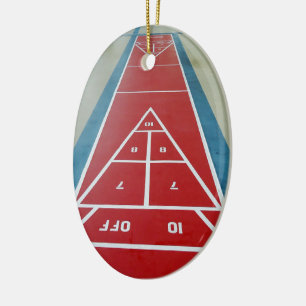 Adorno De Cerámica Shuffleboard a bordo